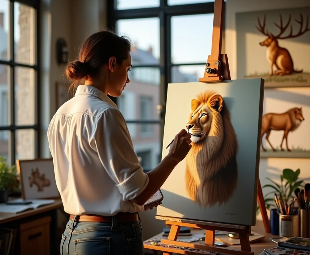 peinture animalière